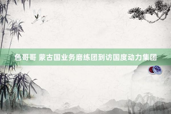 色哥哥 蒙古国业务磨练团到访国度动力集团